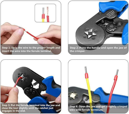Kistenmacher High Quality Pre-Insulated Bootlace Ferrules (100 Pcs) - Deluxe Electricals