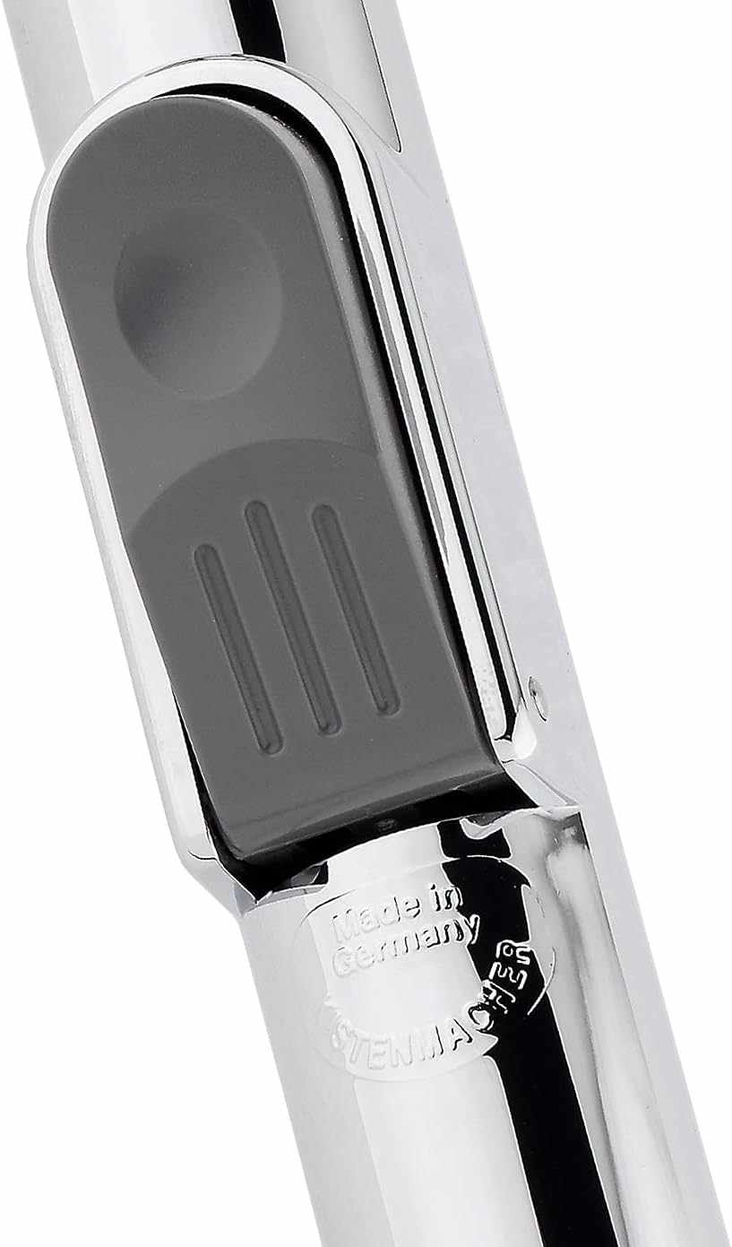 Kistenmacher Bidet sprayer handle CLASSIC chrome, set with replacement bidet handle and wall holder, Made in Germany - Deluxe Electricals