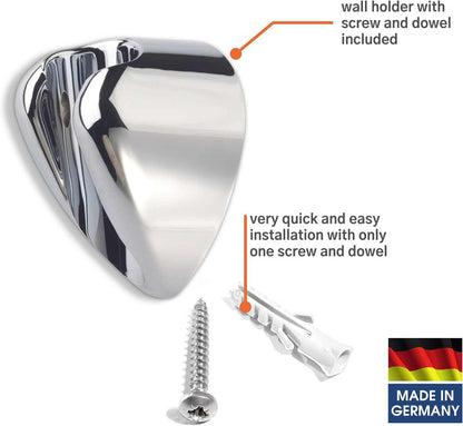 Kistenmacher Deluxe Chrome, Complete Set with bidet handle and 100 cm flexible metal hose, Made in Germany - Deluxe Electricals