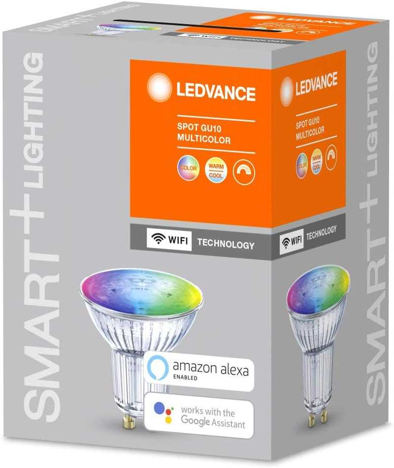LEDVANCE Smart LEDLamp with WiFi Technology, Base: E14, Di mmable, Tunable White (2700-6500K), RGB Colors Changeable, Replaces Incandescent Lamps with 40 W, SMART+ WiFi Candle Multicolour, 1-Pack - Deluxe Electricals