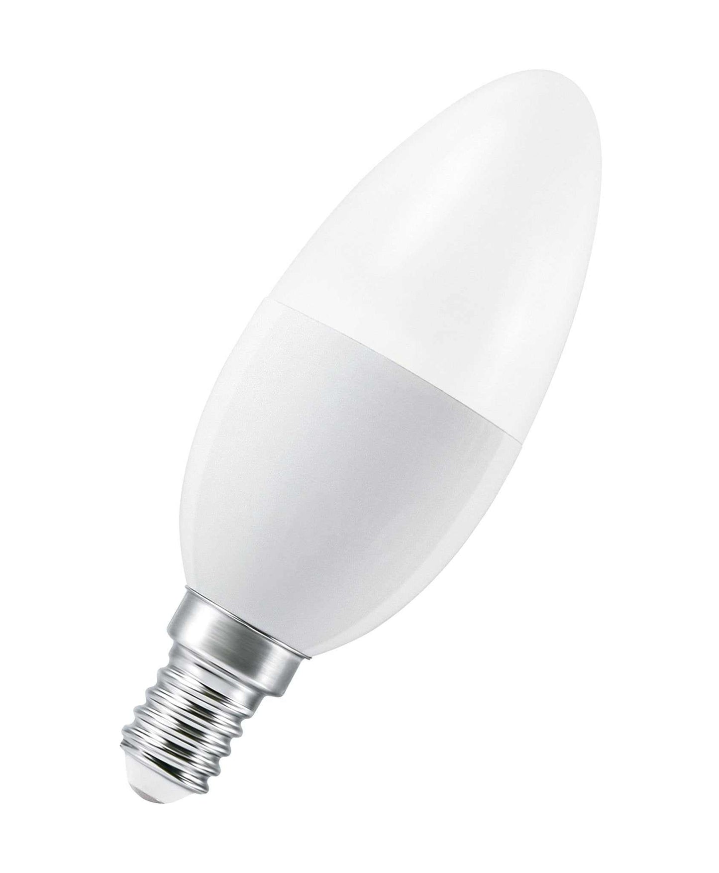 LEDVANCE Smart LEDLamp with WiFi Technology, Base: E14, Di mmable, Tunable White (2700-6500K), RGB Colors Changeable, Replaces Incandescent Lamps with 40 W, SMART+ WiFi Candle Multicolour, 1-Pack - Deluxe Electricals