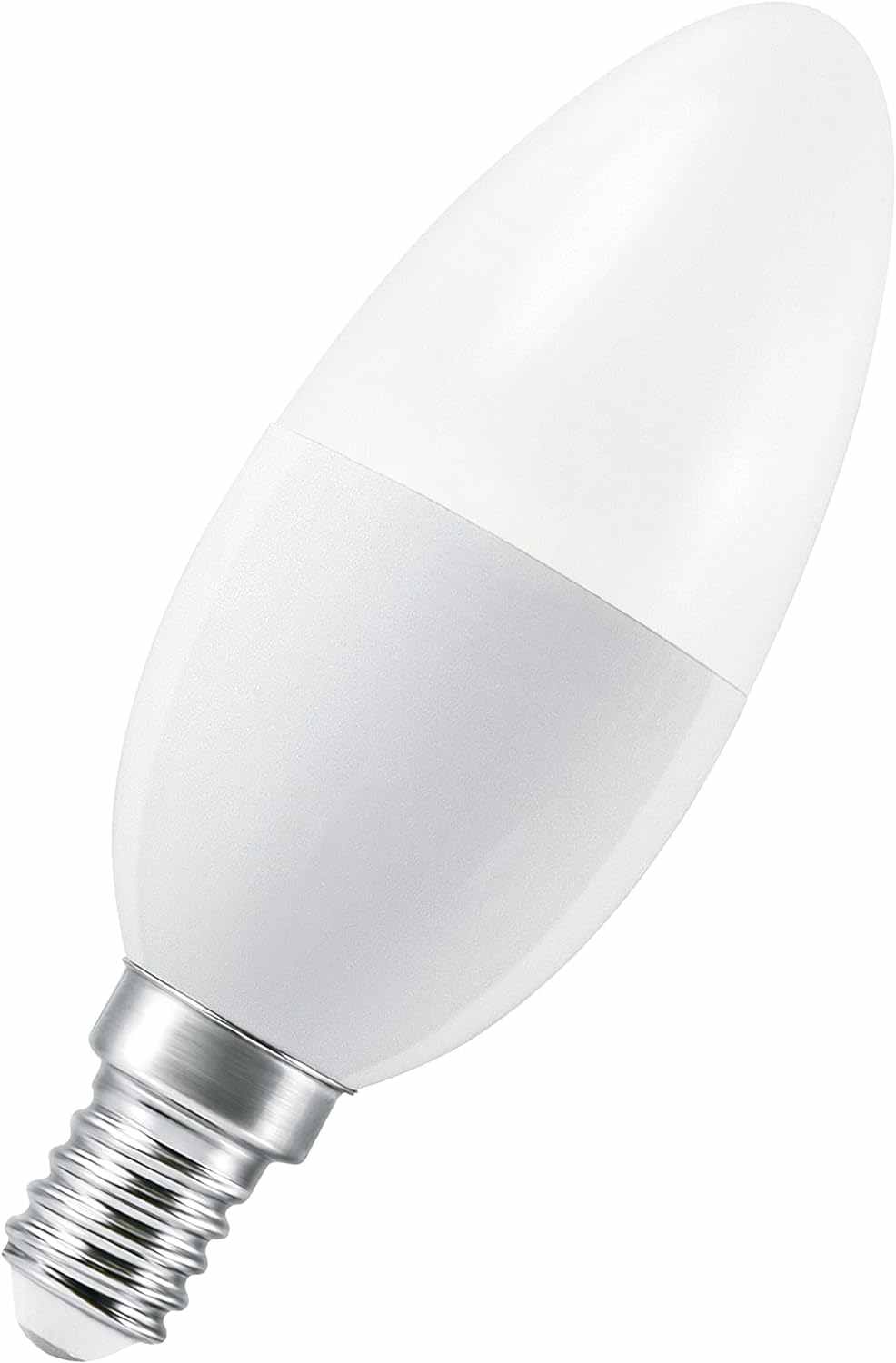 LEDVANCE Smart LEDLamp with WiFi Technology, Base: E14, Di mmable, Tunable White (2700-6500K), RGB Colors Changeable, Replaces Incandescent Lamps with 40 W, SMART+ WiFi Candle Multicolour, 1-Pack - Deluxe Electricals