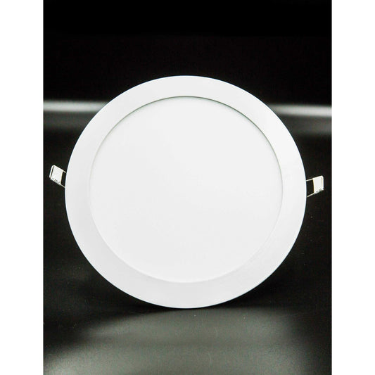 Max 20W 8-inch LED Ceiling Light Panel, Round Ultrathin, AC185-265V With Driver, Light Color Warm White) - Deluxe Electricals