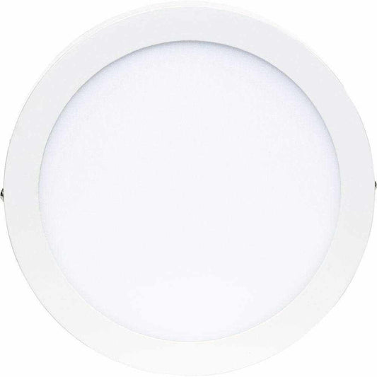 Max Round Surface LED Ceiling 8in Panel Light - White (20W) - Deluxe Electricals