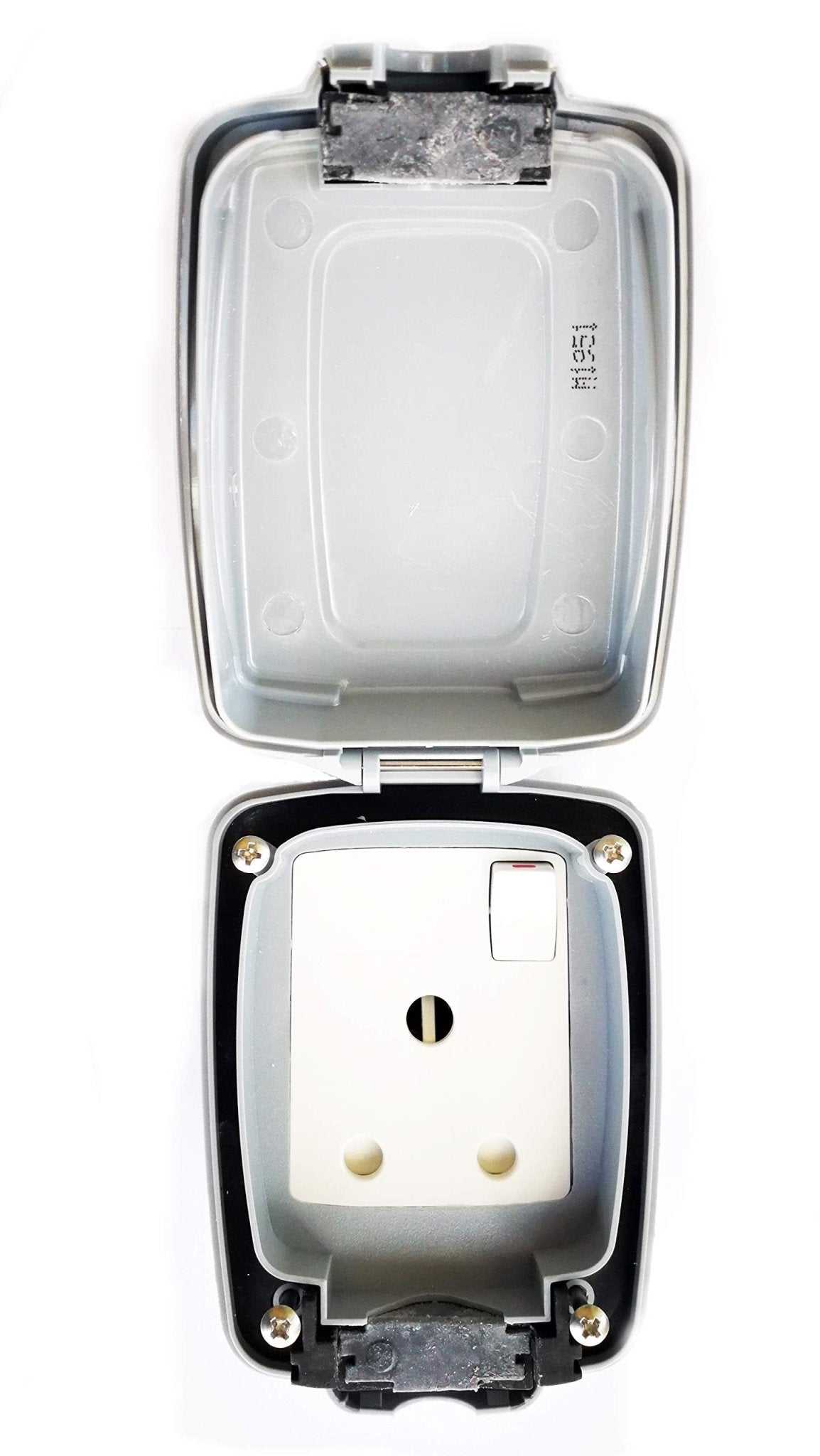 MK MASTERSEAL - 86893GRY - 15 Amps Switched Socket Outlet - Deluxe Electricals