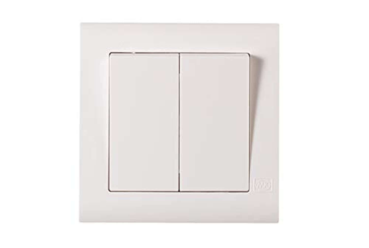 MK Essentials 10AX 2G 2WAY Switch - Wide Rocker - Deluxe Electricals