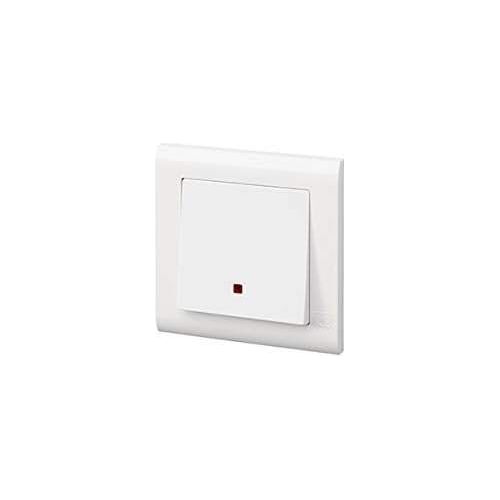 MK Essentials 20AX 1G DP Wide Rocker Switch with NEON MV4787NWHI - Deluxe Electricals