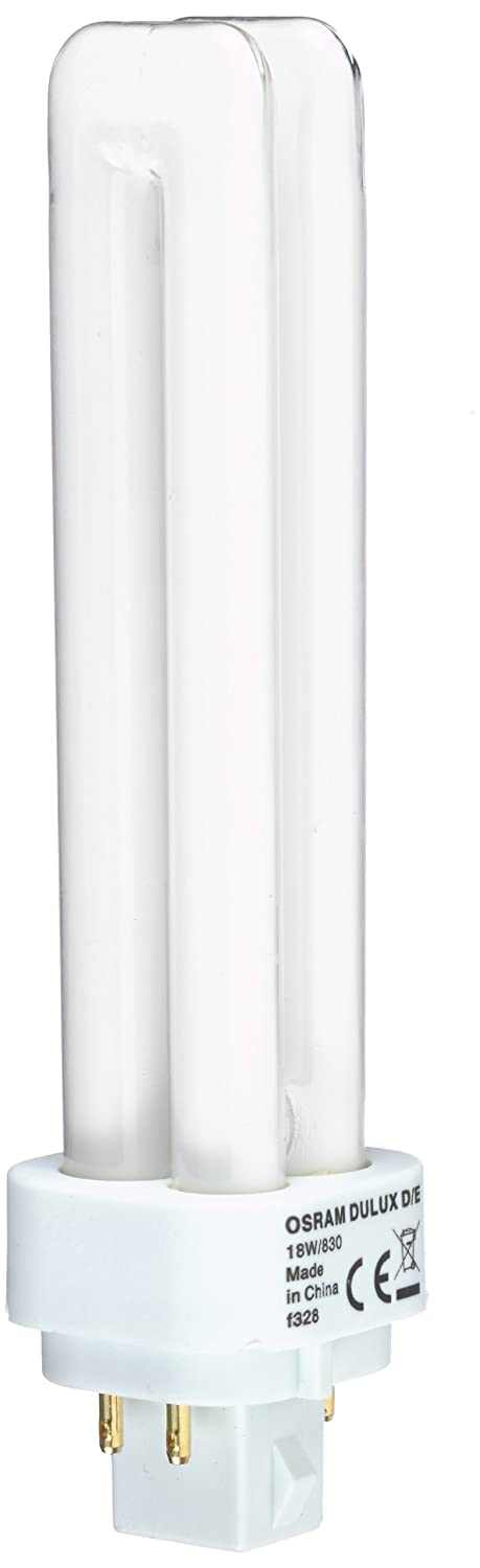 Osram Dulux D/E 18W 4 Pin Warm White 3000K - Deluxe Electricals