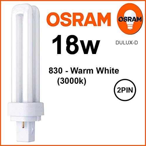 Osram Dulux D/E 4 Pin 18 W, Warm White - (Pack of 4) - Deluxe Electricals