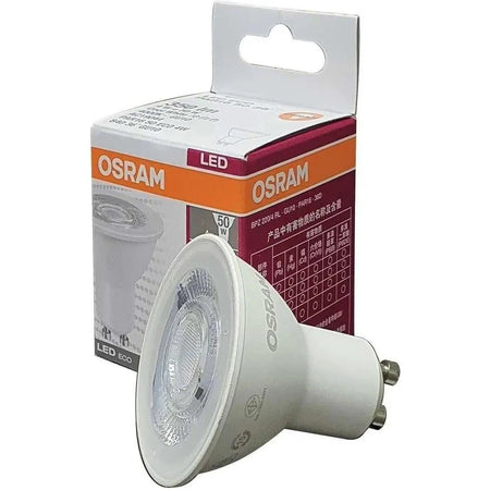 Osram LED Eco PAR16 GU10 bulb, 5W/830 warm white, non-dimmable, pack of 10 with packaging box UAE