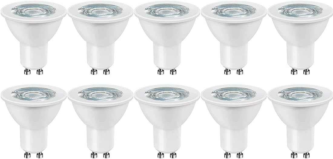 Osram Led Eco PAR16 5W/830 GU10 Warm White Non-Dimmable Bulb Pack Of 10 - Deluxe Electricals
