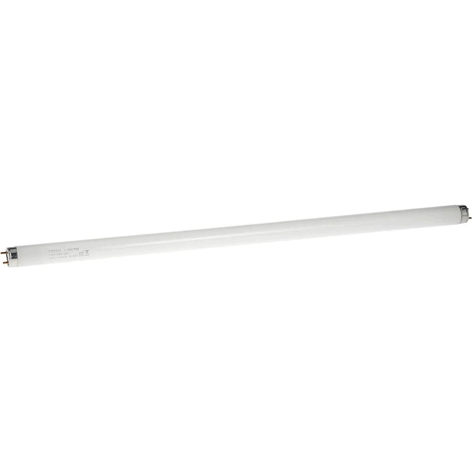 Osram Tube Light 2ft T8, 18W, white with end caps visible UAE