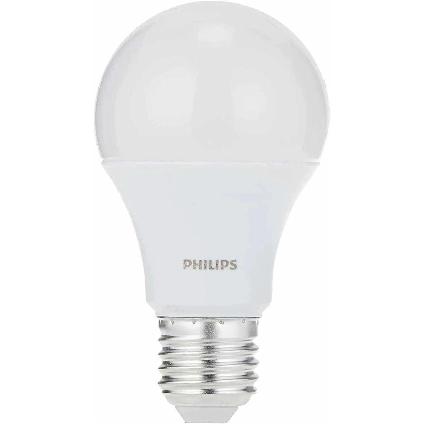 Philips Essential LED Bulb 9W, E27 base, 6500K cool daylight, front view UAE