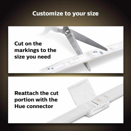 PHILIPS HUE UAE Lightstrip Plus extension V4 1 meter - Deluxe Electricals