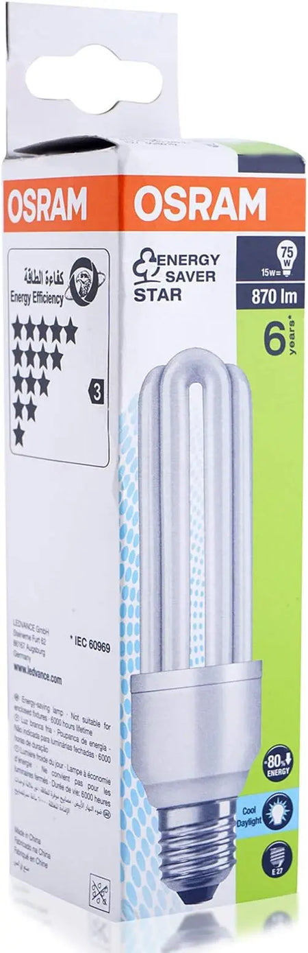Osram Dulux Star 20W E27 CFL Energy Saver Osram