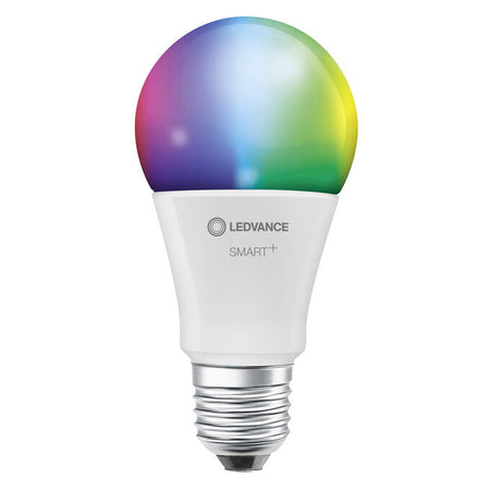 Ledvance 14W RGBW E27 smart bulb, tunable white 2700-6500K and 16 million colours, dimmable via app
