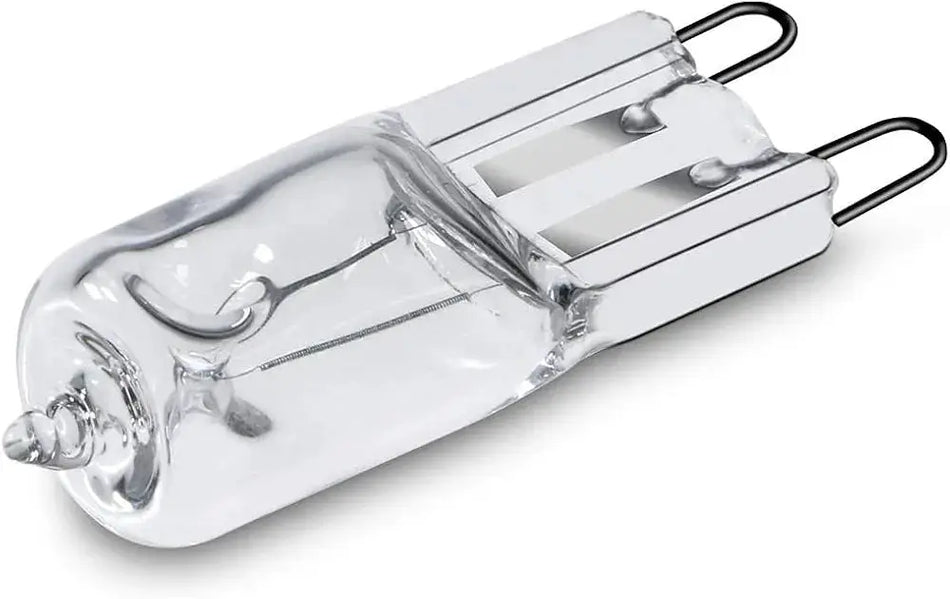 Osram halogen capsule lamp, clear glass, 33W 240V, two-pin base visible