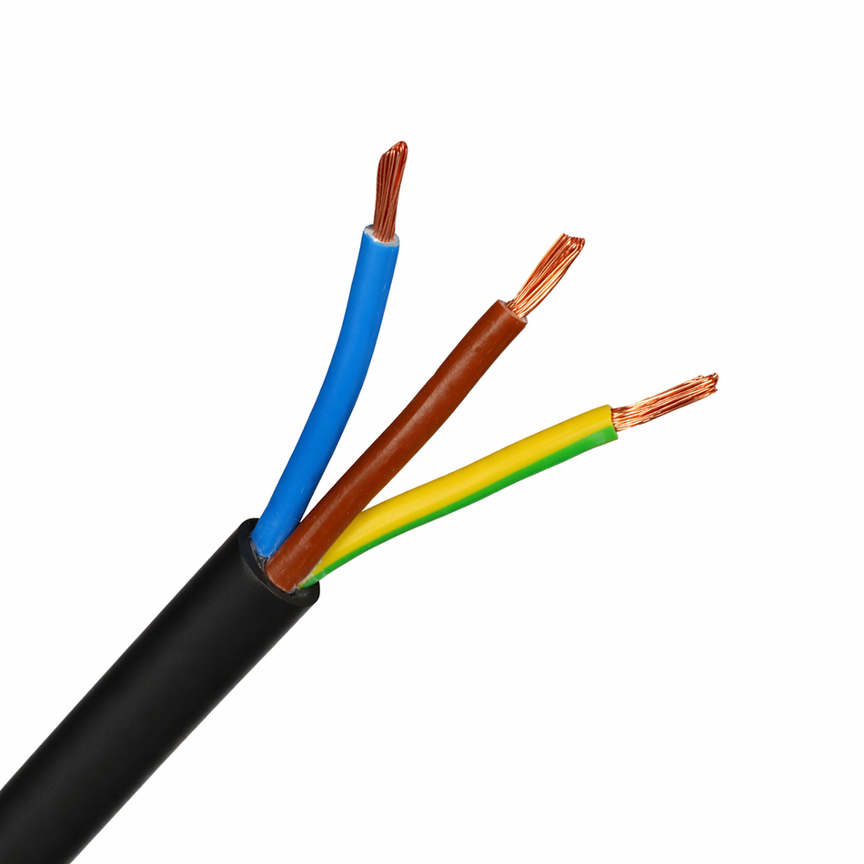 كابل مرن من بي في سي (PVC) من آر آر كيبل (RR Kabel) 1.5 مم²، 3 أسلاك