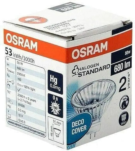 Osram 12V 50W MR16 Halogen Reflector GU5.3 41370WFL Osram