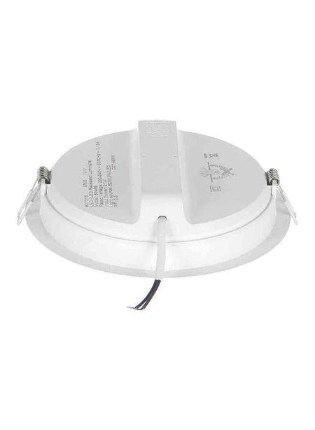 Philips Meson LED ceiling downlight, 24W 1820 lm, 200mm, white round recessed light with spring clips UAE