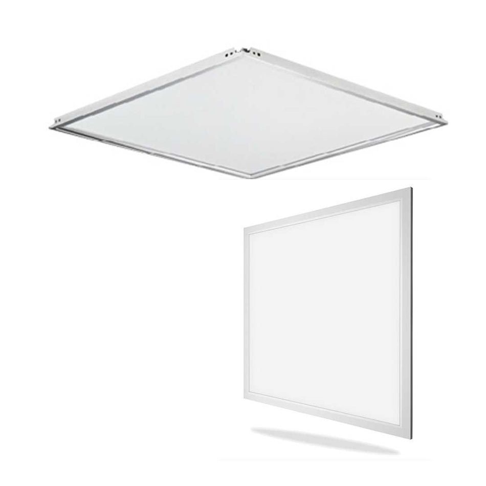 RR Lighting 60X60 Led Flat Panel Light 50W Edge Lit Push type for Aluminium Ceiling