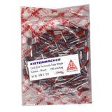 Kistenmacher insulated ferrules bag with 100 black 1.5mm tubular cord end terminals UAE