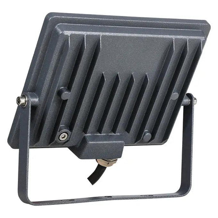 Ledvance LED Eco-Lite floodlight 30W IP65, grey metal housing with adjustable mounting bracket