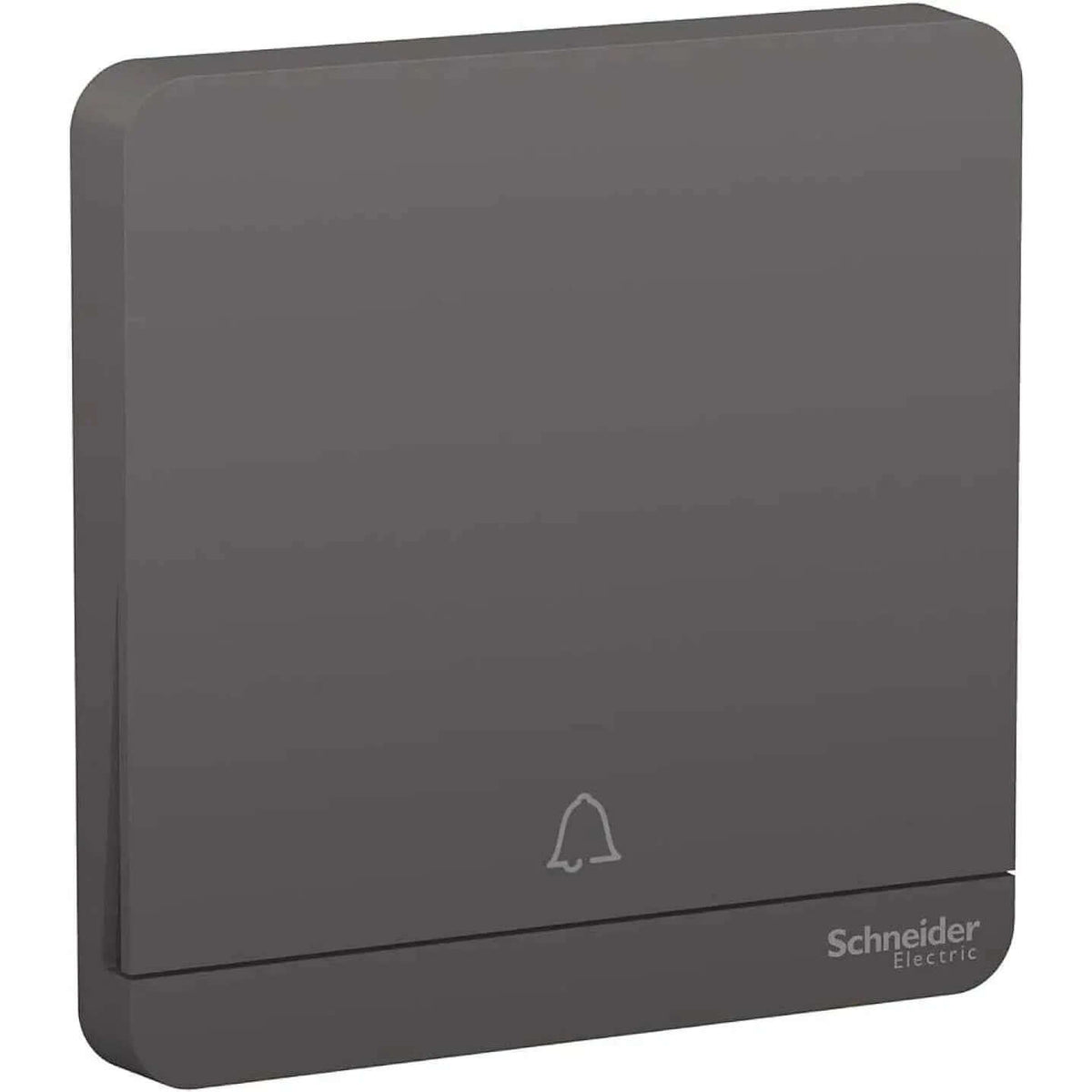Schneider Electric AvatarOn 1-Gang dark grey push-button doorbell switch, 10A 250V, model E8331BPL1_DG UAE