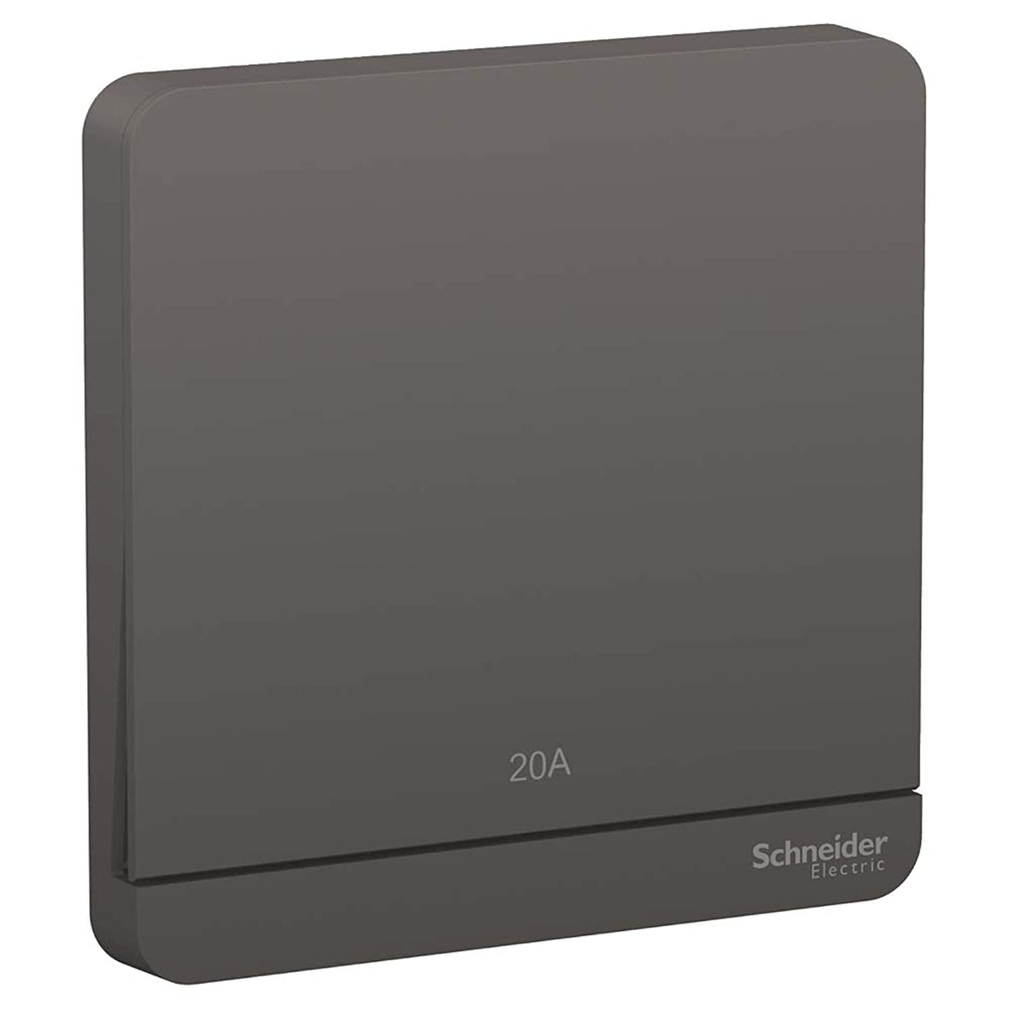 Schneider Electric AvatarOn, 1 Gang, Double Pole Switch, 20 A, Dark Grey, E8331D20N_DG - Deluxe Electricals