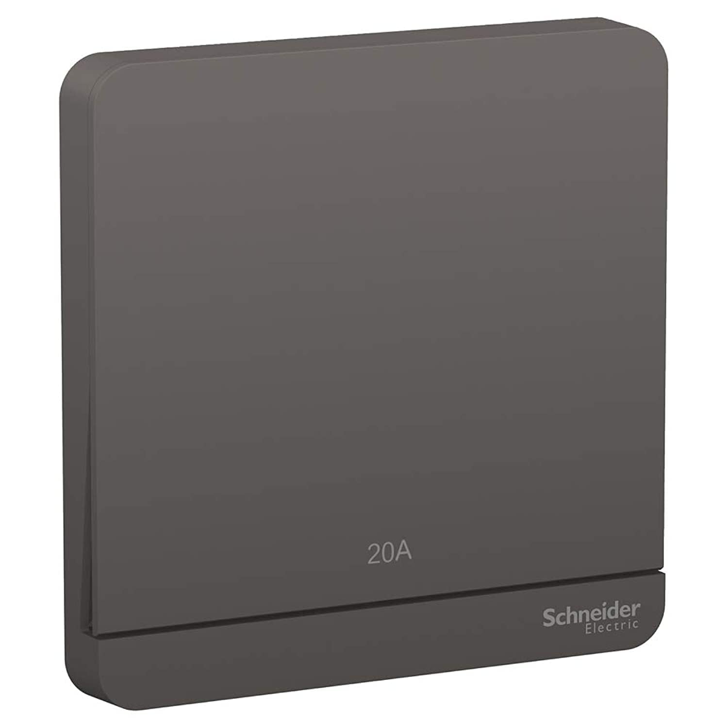 Schneider Electric AvatarOn, 1 Gang, Double Pole Switch, 20 A, Dark Grey, E8331D20N_DG - Deluxe Electricals