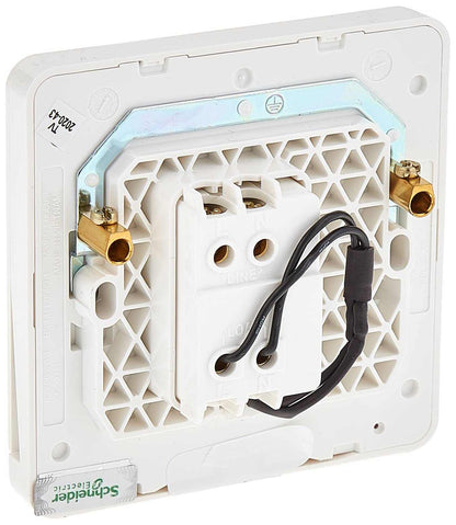 Schneider Electric AvatarOn, 1 Gang, Double Pole Switch, 20 A, Dark Grey, E8331D20N_DG - Deluxe Electricals