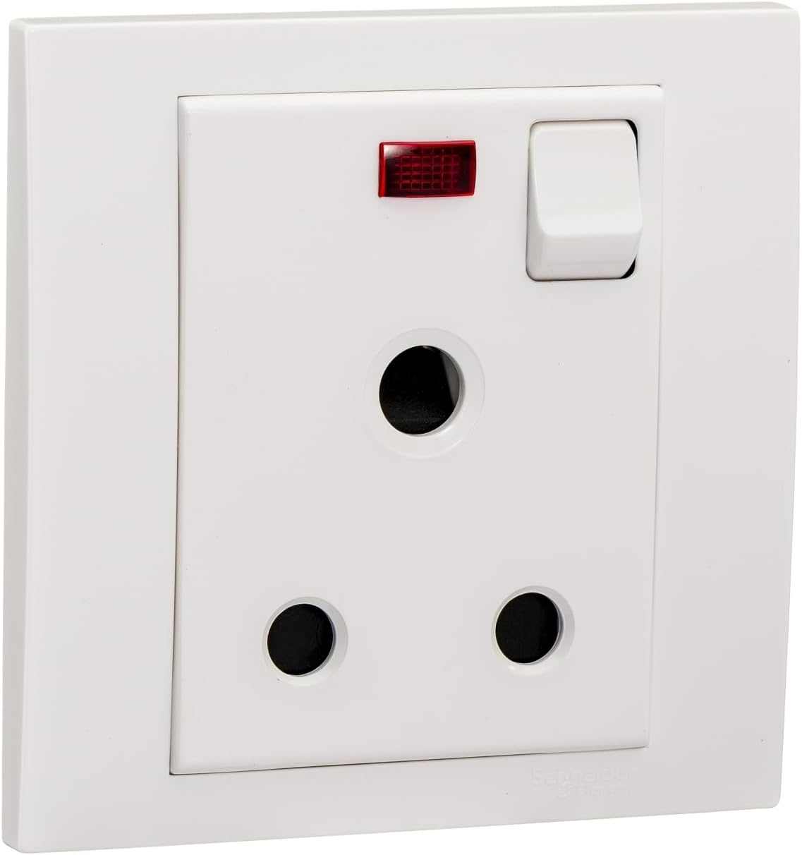 Schneider Electric Vivace, 1 Gang, Socket, 15A 250V, White, KB15/15N - Deluxe Electricals